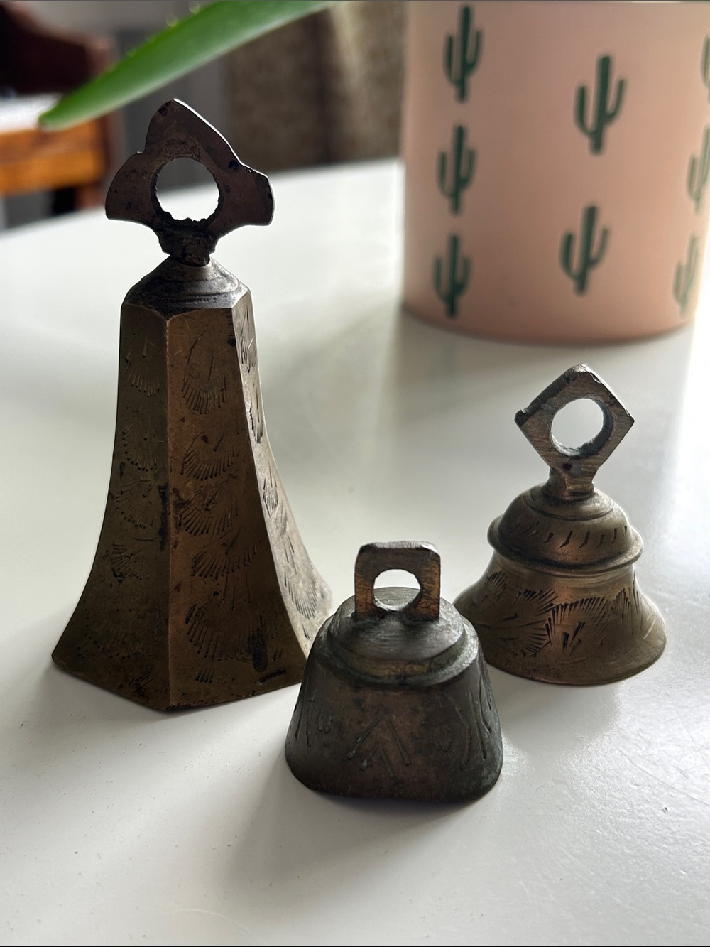 Vintage Brass Sarna Bells - made in India